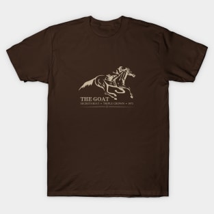 Secretariat The GOAT Triple Crown T-Shirt